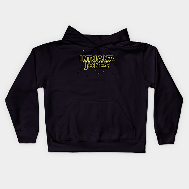 Indiana Jones and the temple of doom Kids Hoodie by Penduale